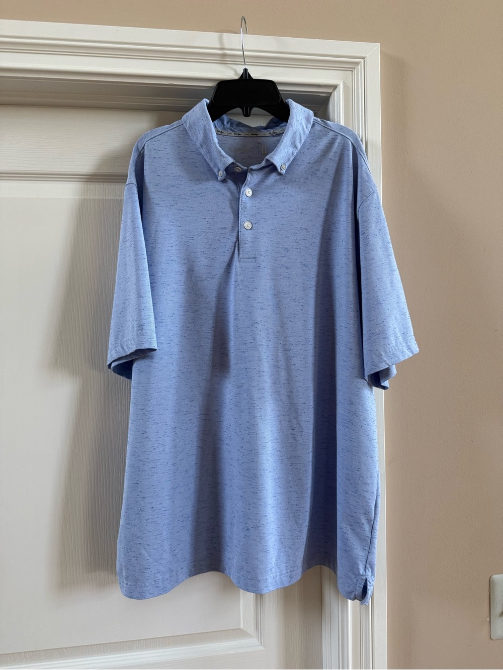 Walter Hagen Light Blue Polo  golf Shirt size large